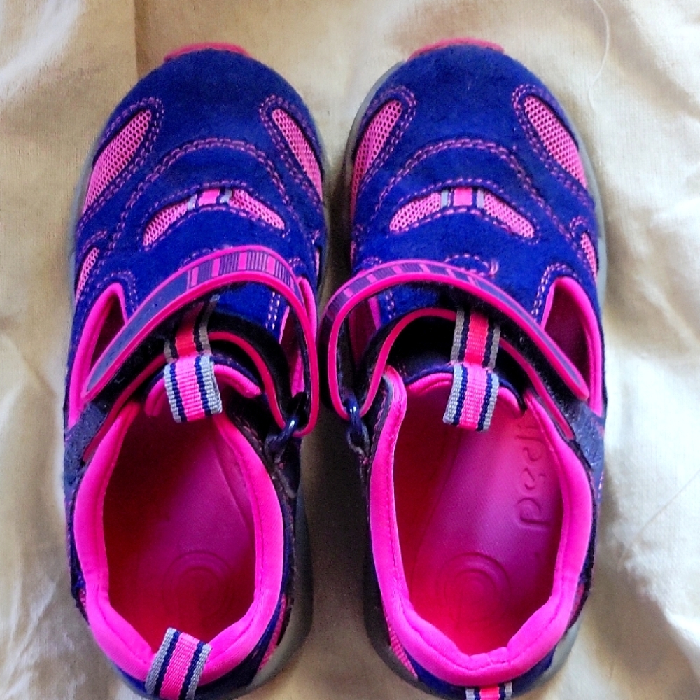 pediped girls Kids Blue and Pink Shoes